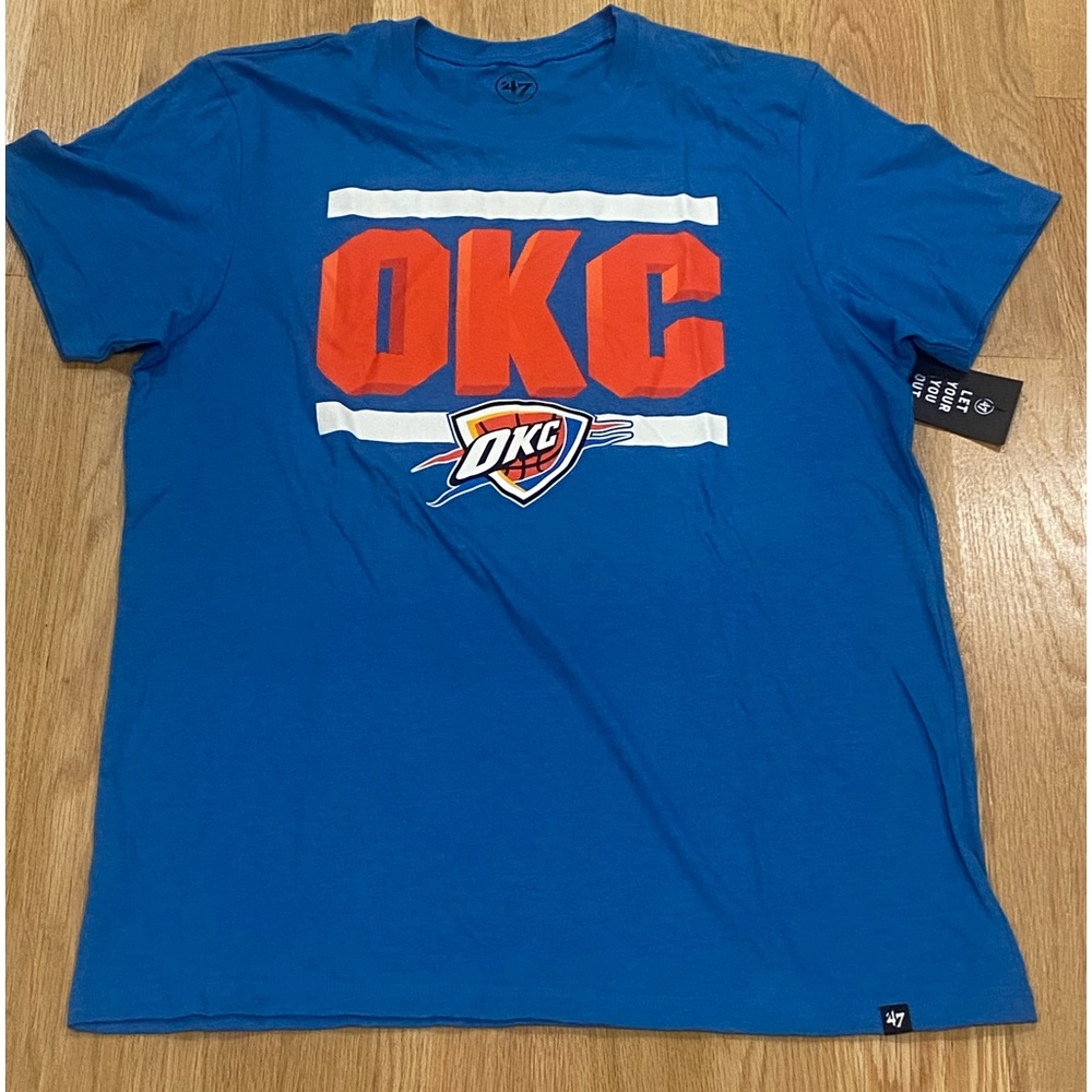NBA OKC 47 Mens Tshirt Oklahoma City Size Large NWT